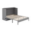 Lit escamotable double avec tiroirs-477907615