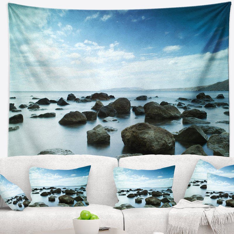 Tapisserie «Sleeping Sea Under Blue Sky», H 32 po x l 39 po
