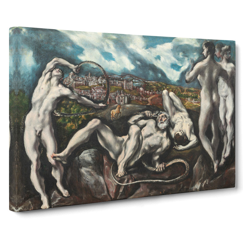 Laocoon by El Greco - Wrapped Canvas, 40cm H x 60cm W x 3cm D