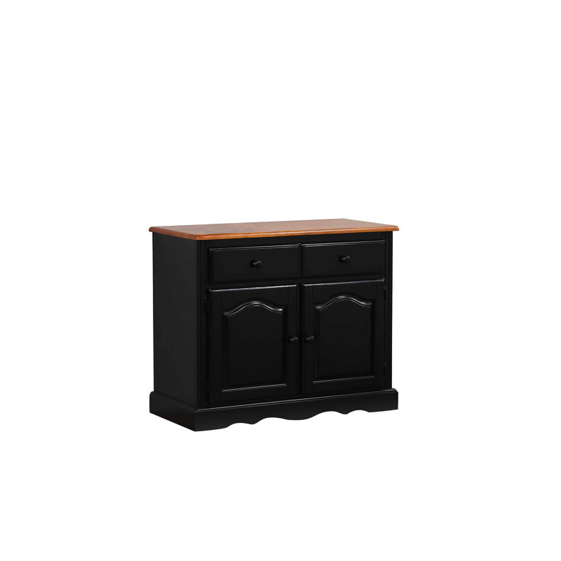 Ariyona 37.5'' Sideboard, Antique Black / Cherry