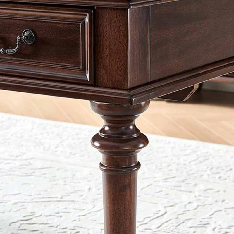 American style home desk and chair combination