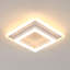 30Cm White Square LED Acrylic Flush Mount Ceiling Light-2074633243