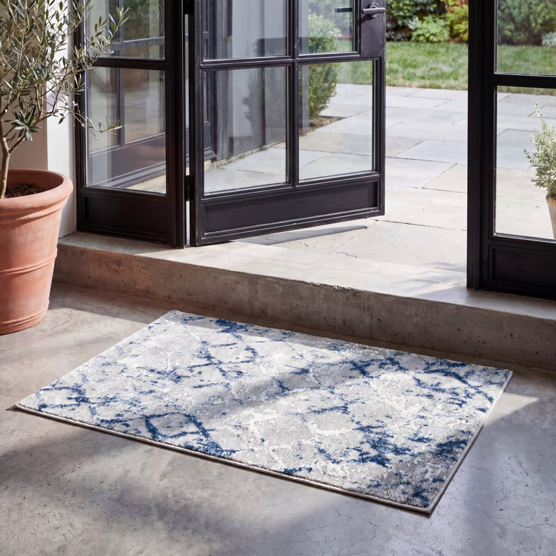 Doveton 700 Performance Geometric Rug, Rectangle 2 pi 2 po x 4 pi
