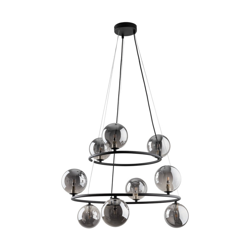 Aspermont 9 - Light Cluster Pendant, Grey/Brown/Blue