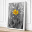 Solitary Yellow Bloom Modern - Wrapped Canvas-1062182244-1062182253