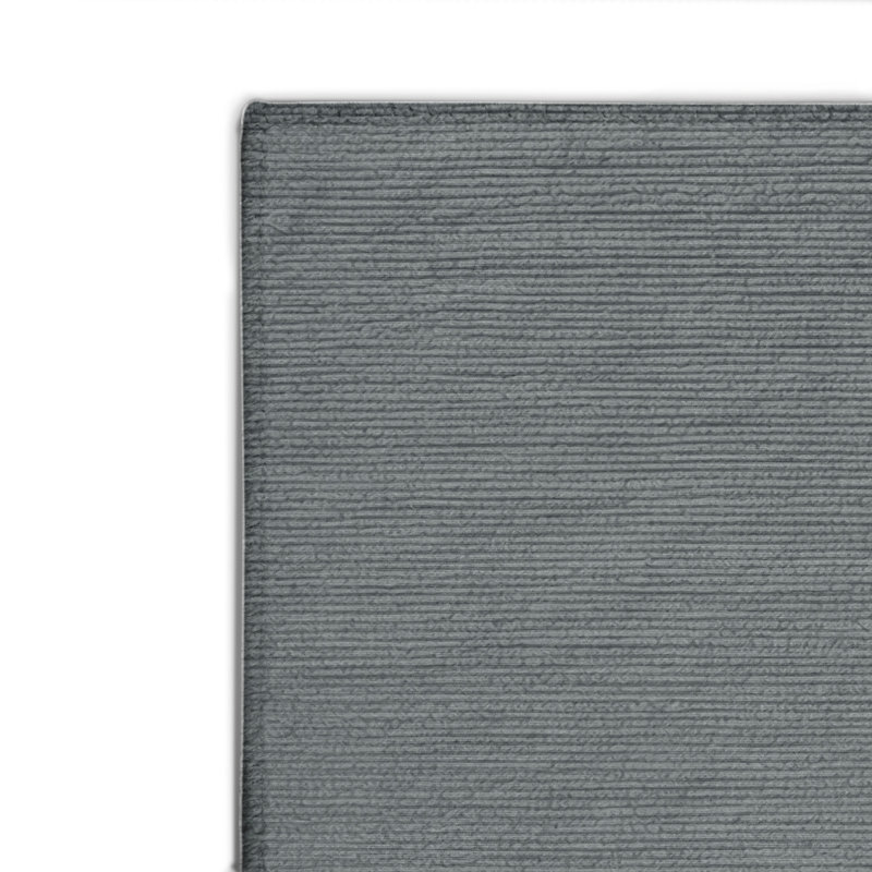 Tapis d'intérieur et extérieur gris uni, Rectangulaire 2 pi x 3 pi