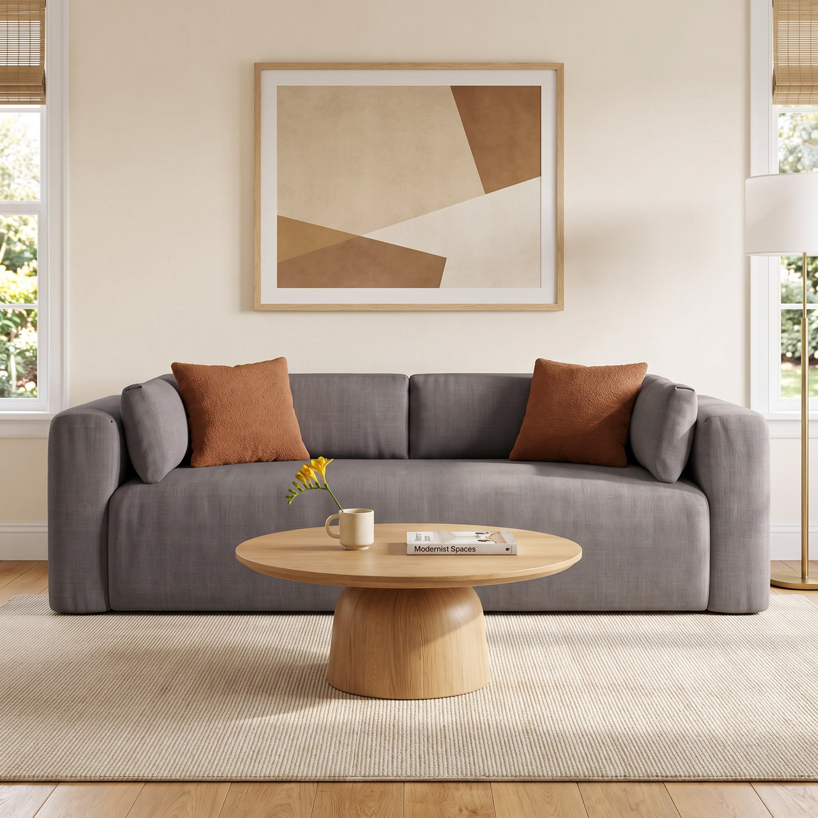 Freddie 98" Upholstered Sofa, 3, Nevis Graphite