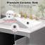Meuble-lavabo 24 po avec lavabo en céramique-726099394