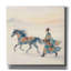  «Man And Horse» par Rey Klimt, art mural sur toile, 12 po x 12 po-646218388
