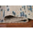 bLUE Abstract Oriental Area Rug 8x10