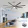 Brixham 76" 8- Blade LED Smart Chandelier Ceiling Fan with Remote Control and Light Kit Included
