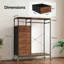 CD006 102cm Rolling Portable Wardrobe-125083542