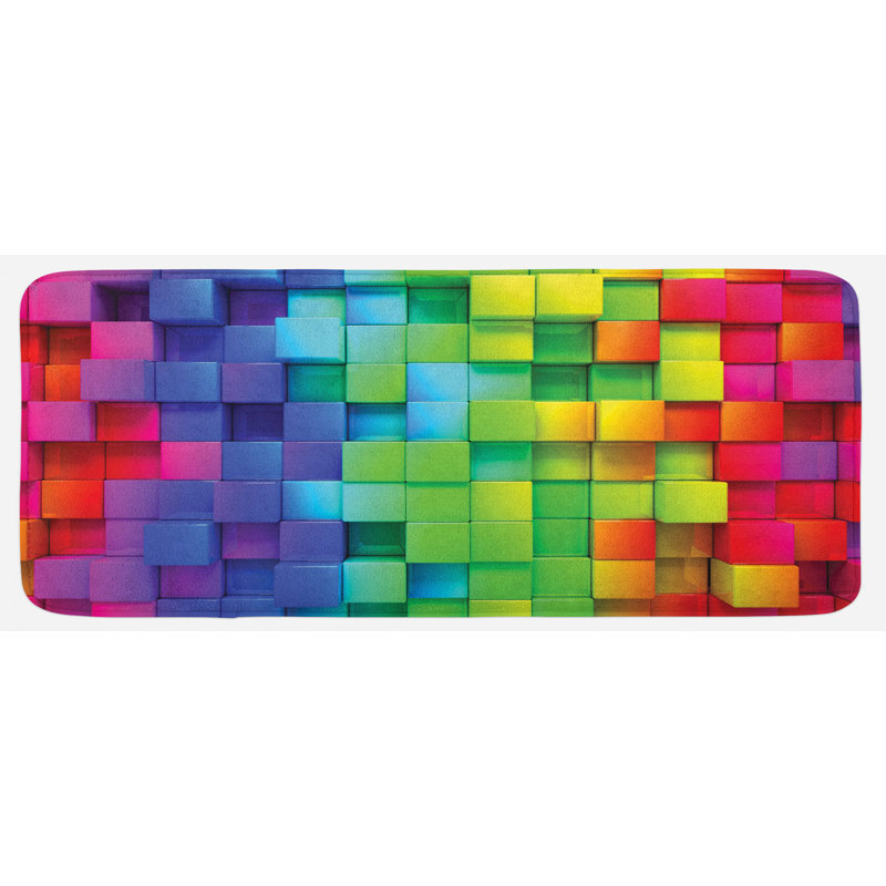 Modern & Contemporary Polyester Kitchen Mat