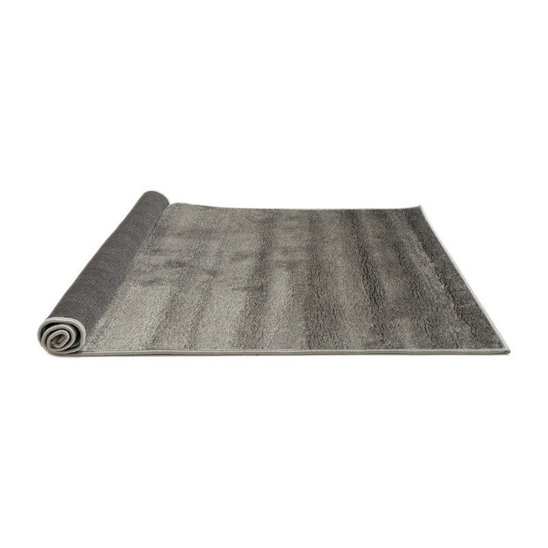Tapis gris zone contemporaine, Rond 3 pi