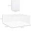 Habitat pour petits animaux Diy - clôture en plastique à 12 panneaux pour cochon d'Inde, cochon d'Inde, blanc 18 po x 14