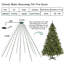 Christmas Tree Waterfall String Lights, 200LED RGB Waterproof Smart Fairy