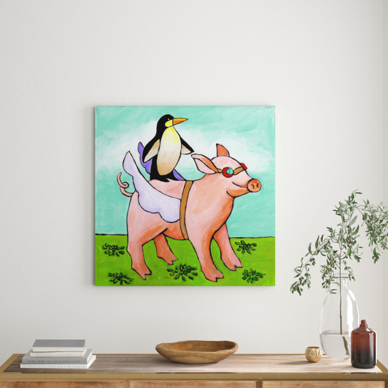 Janet Nelson - Wrapped Canvas Painting, 81cm H x 81cm W x 3.81cm D
