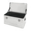 Boîte de rangement 80L pour pique-nique Boîte de rangement en alliage d'aluminium avec couvercle-130837060-130837059