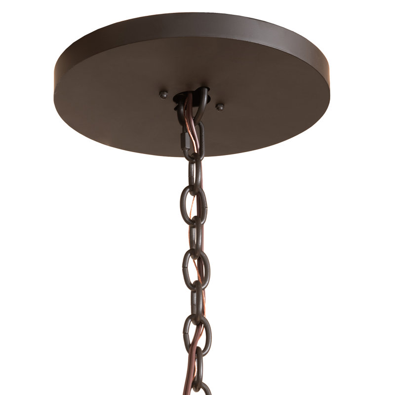 Lustre 30 lumières de 30 po de large Cyclone, Bronze frotté à l'huile