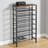 8-Tier Heavy Duty Metal Shoe Rack Organizer With Wooden Top Shelf, Large Capacity Vertical Storage For Closet, Entryway, And Door