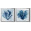 Alexio Coastal Coral I - 2 pièces, peinture sur toile encadrée-1690448777-1690448778