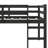 Twin Elevated Loft Bed With Ladder And Strengthened Slat Bed Base-1774588886