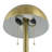 2-Light Matte Brass Floor Lamp, Double On/Off Pull Chain