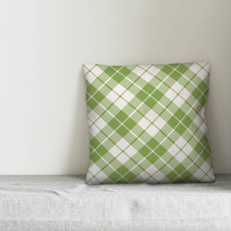  Coussin Christmas, Vert clair, 20 po x 20 po, Intérieur
