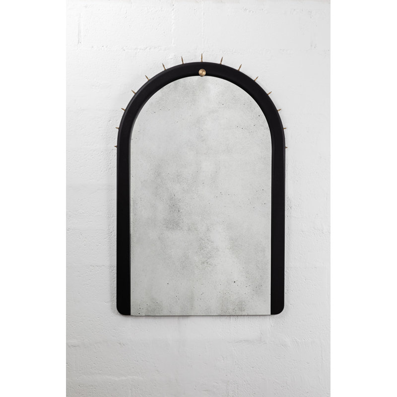 Sitiera Aged Solid Wood Mirror, Bronze