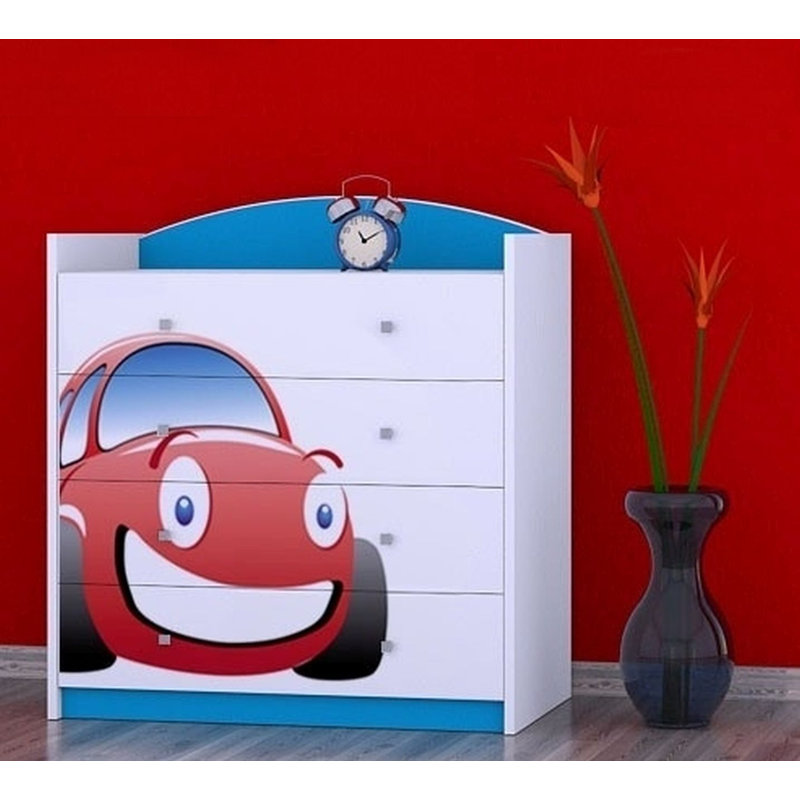 Nickens 4 Drawer Chest, Blue