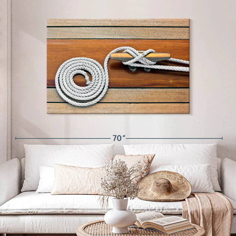 Aletra Rope Knots And Cleat, 32" H x 48" W