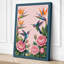 Hummingbirds and Blooms Botanical - Wrapped Canvas-395573218-395573227