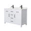 Meuble-lavabo double autoportant 48 po avec plateau en marbre Beckett-61870884-61870880-61870883