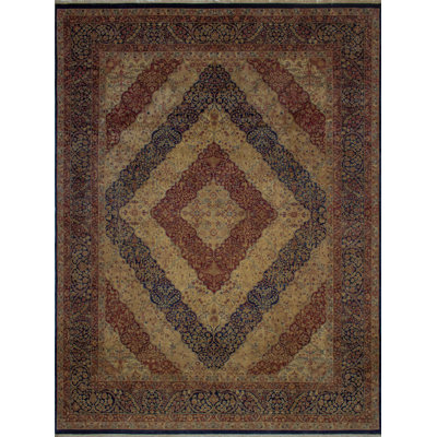 Rakowski One-of-a-Kind 9' X 12' New Age Wool Area Rug in Navy