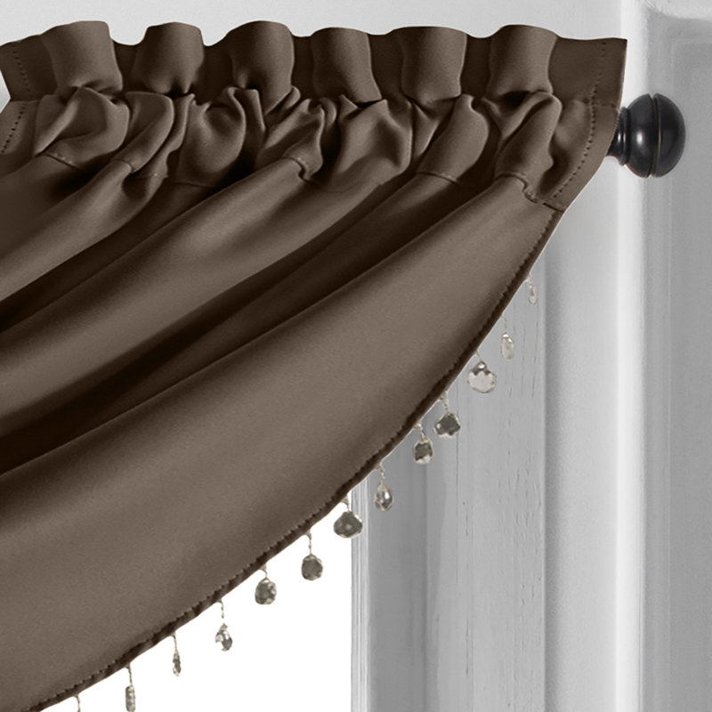 Conan Swag Window Valance, Chocolate