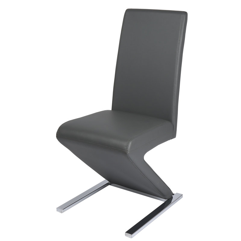 Chaise rembourrée Willaurie, Gris