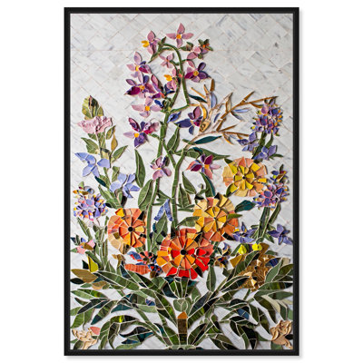«Tesserae in Bloom», reproduction d'art sur toile par Art Remedy