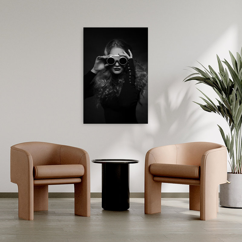 Art contemporain rétro, art rétro, H 36 po x l 24 po