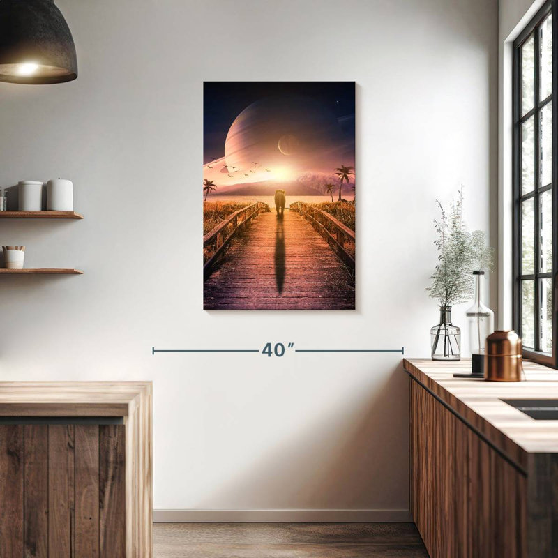 Brampt Walking To Nowhere, 36" H x 24" W