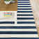 Abington Striped Wool Hand Tufted Area Rug