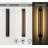 Black Modern Outdoor Led Wall Sconce-381854739