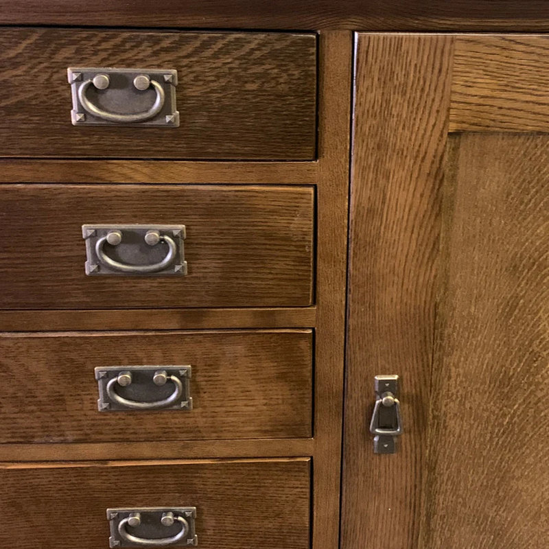 Dysheka 82'' Solid Wood Sideboard, Walnut