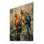 Kaynat, deux perroquets sur une branche I sur bois-736751223