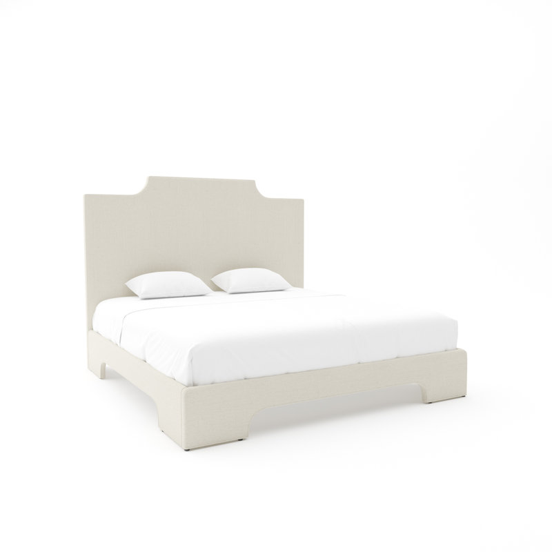 Hudson Bed, Livable Luxe Crypton Creme, Queen