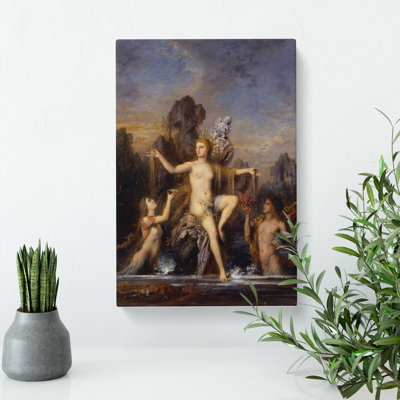 Venus Rising From The Sea by Gustave Moreau - Wrapped Canvas Painting