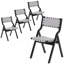 Chaises pliantes en bois