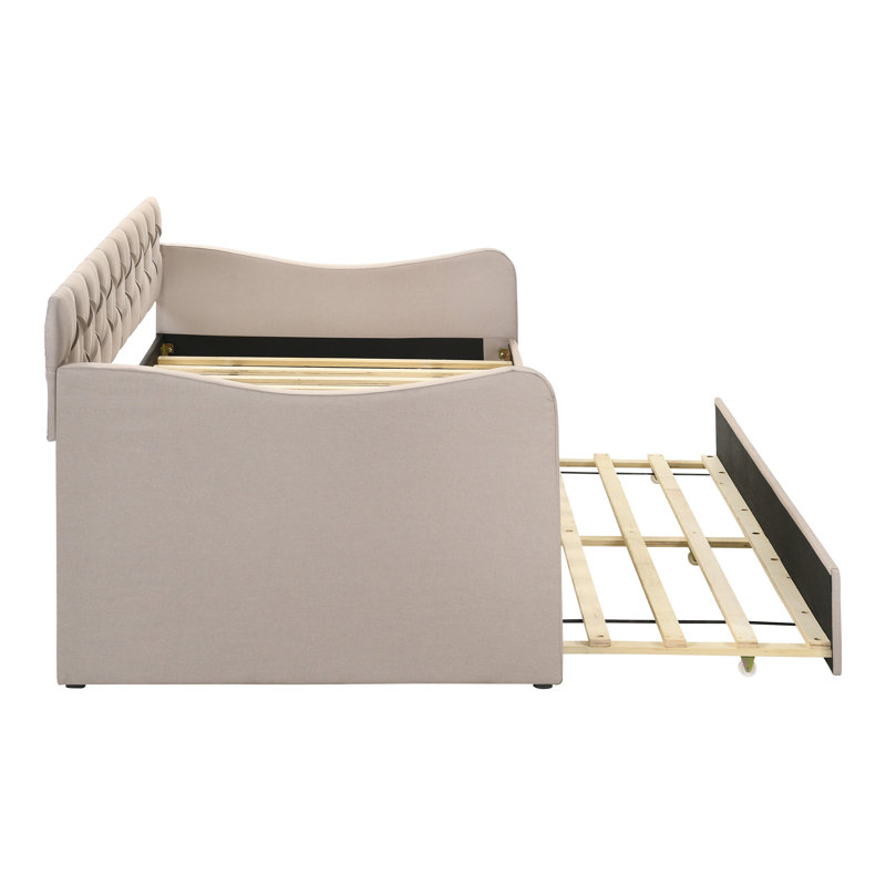 Charlayne Upholstered Daybed, Ivory
