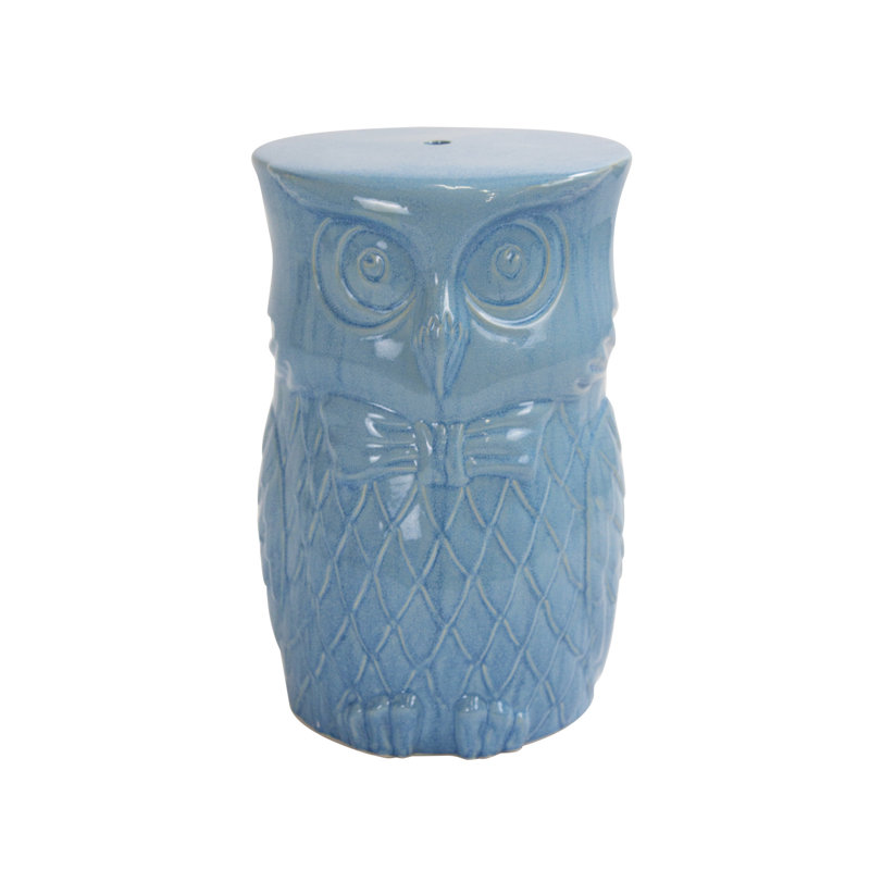 Castellon Ceramic Accent Stool
