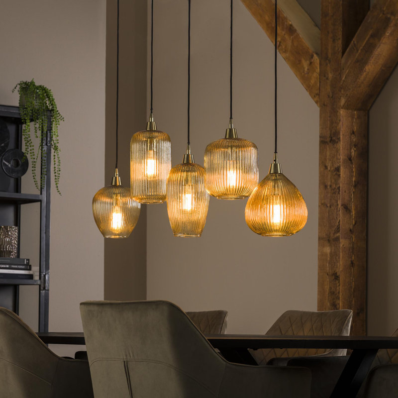 Stegeman 5 - Light Gold Pendant