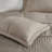 Taupe 7 Piece Charmeuse Decorative - King Comforter With Pillows